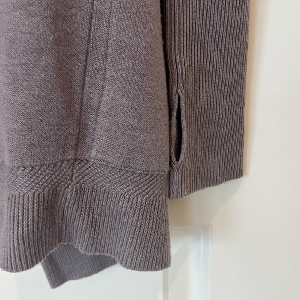 LULULEMON Knit Open Cardi Dusty Purple Duster - Picture 6 of 8